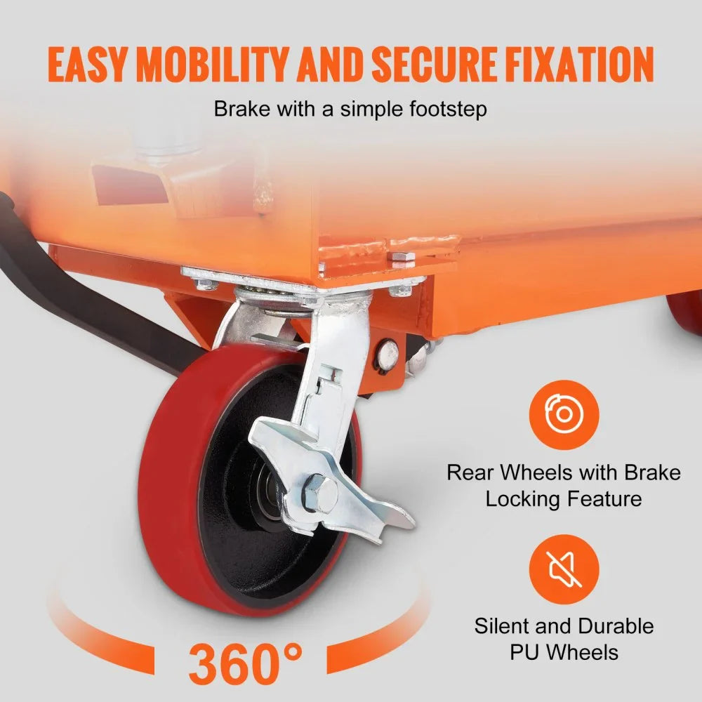 🔧 Portable Hydraulic Lift Table Cart